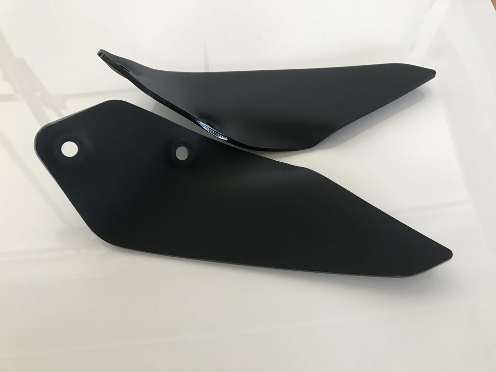 Deflettori laterali BMW R 1200/1250 GS LC nero opaco