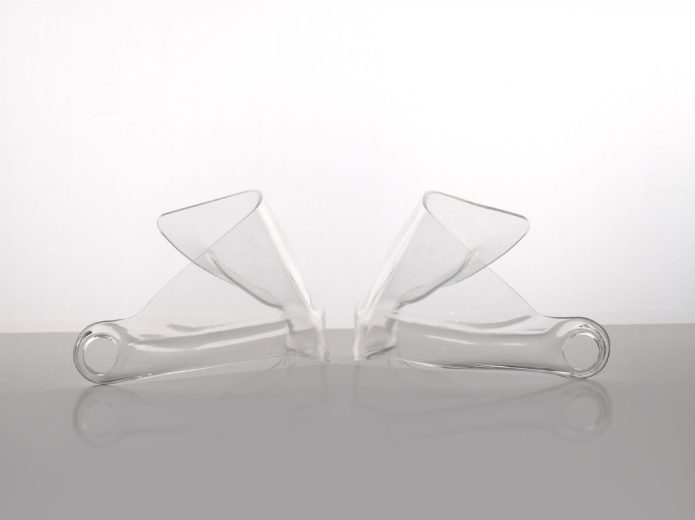 Hand guard extension BMW R 1200/1250 GS LC clear from 2013