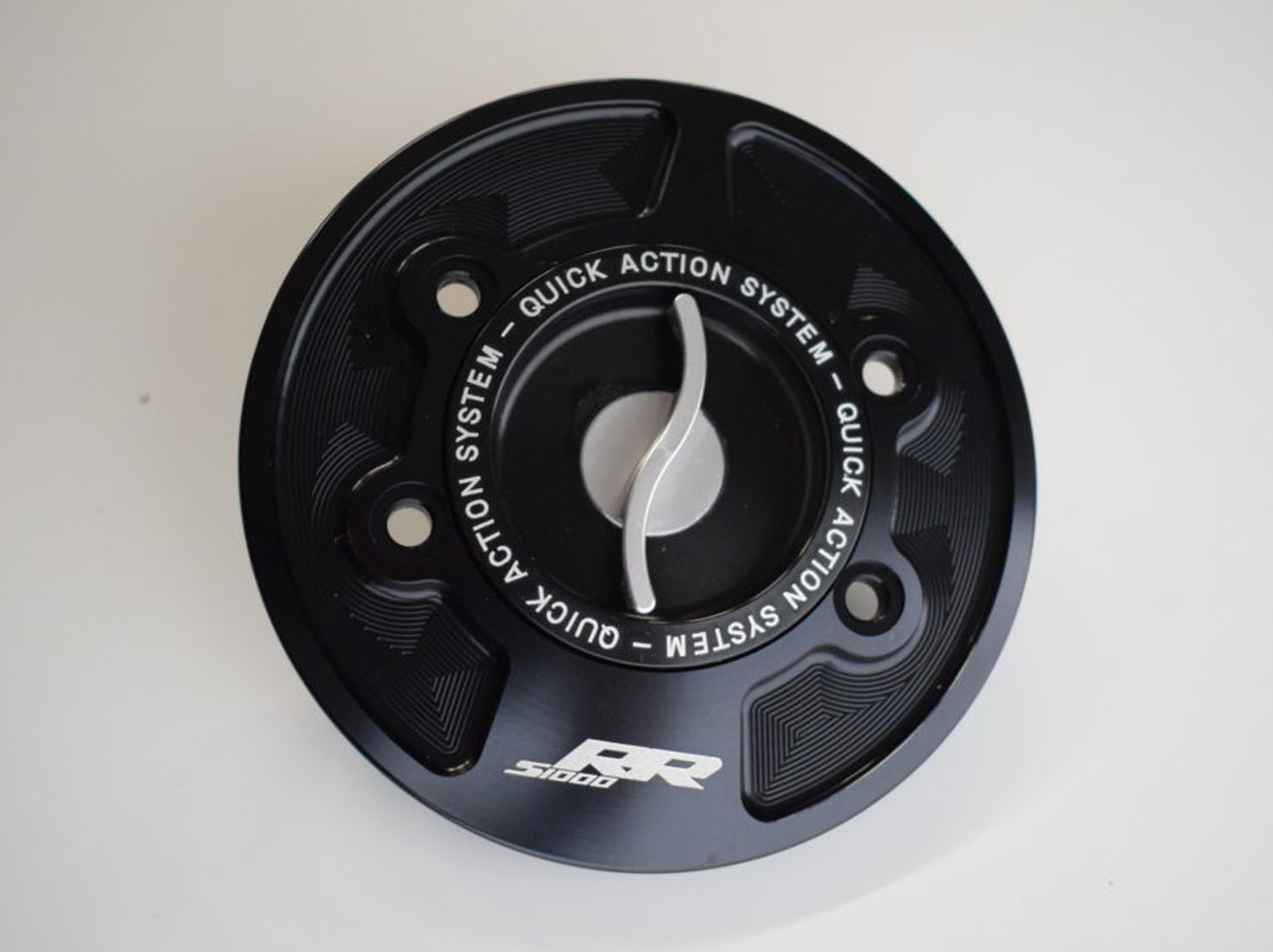 Tappo serbatoio chiusura rapida racing per BMW S1000RR dal 2015 al 2019 con logo