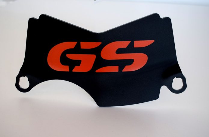 Central Deflector BMW R 1200/1250 GS LC black with logo GS from 2013