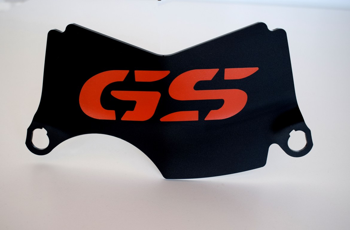 Deflettore centrale BMW R1200/1250 GS LC nero dal 2013 al 2017 con logo GS