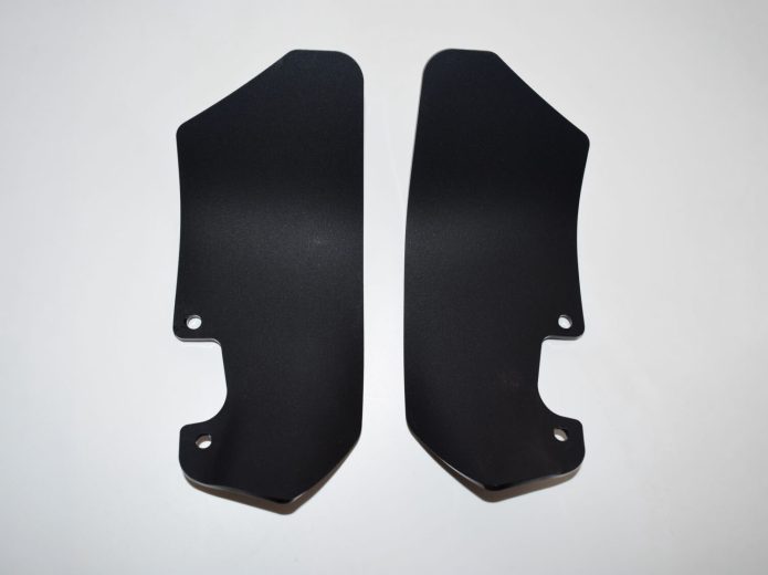 Deflettori laterali BMW R 1200 GS ADV nero opaco dal 2004 al 2012