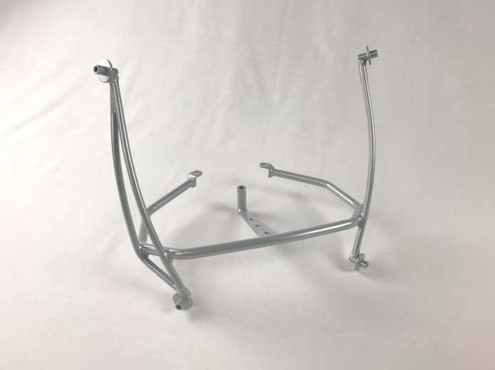 Telaietto supporto cupolino BMW R1150 R argento fino al 2007